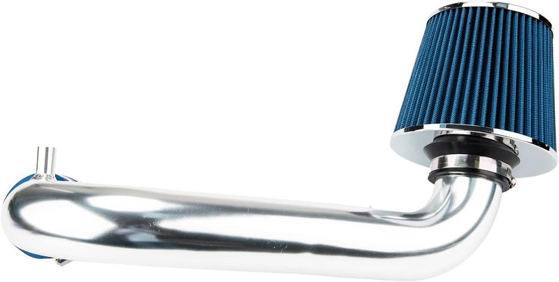 AUTOSITY Cold Air Intake for Civic 01-05, Blue Cold Air Intake Filters System Kits Fit for 20012002 2003 2004 2005 Civic 1.7L, High Flow Polished Aluminum - Image 5